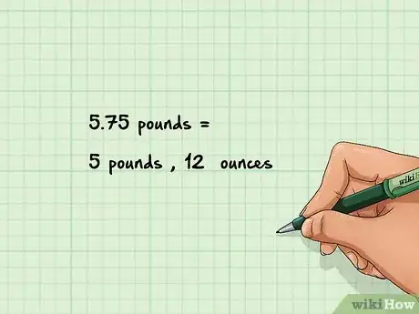 Image titled Convert Tenths of a Pound to Ounces Step 4