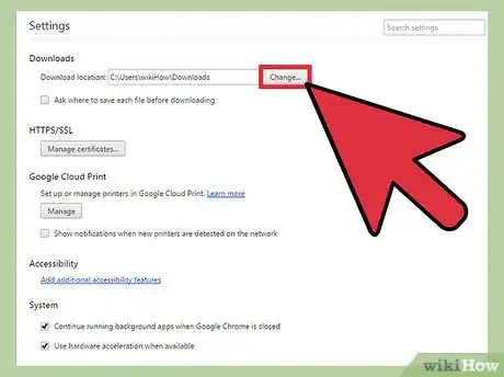 Image titled Change Google Chrome Downloads Settings Step 5