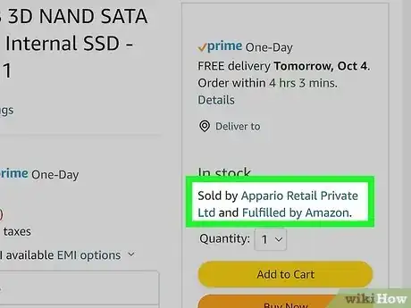 Image titled Contact a Seller on Amazon Step 2