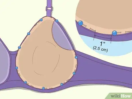 Image titled Make a Mastectomy Bra from a Regular Bra Step 12