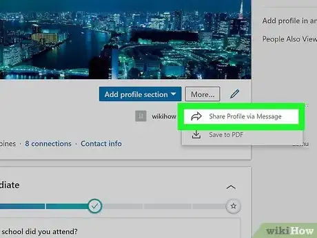 Image titled Share Your LinkedIn Profile Step 12