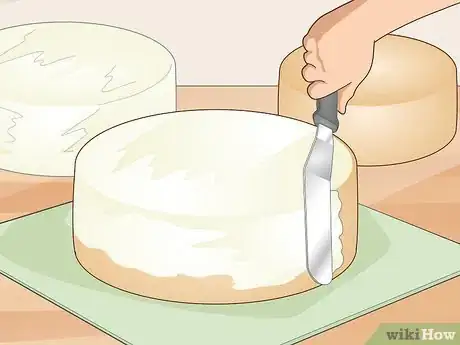 Image titled Prevent Tiered Cakes from Sinking Step 2