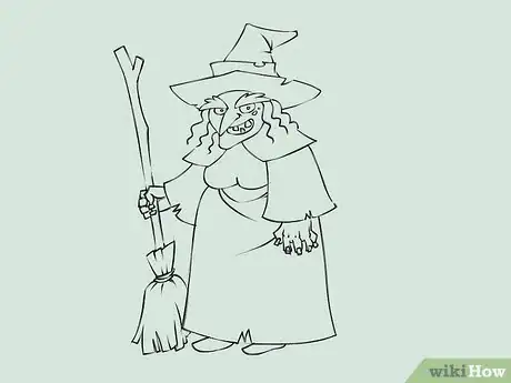 Image titled Draw a Witch Step 8