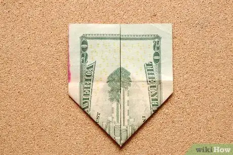 Image titled Fold a $20 Bill Into a Picture of the Twin Towers Step 4