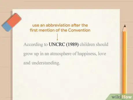 Image titled Cite the United Nations Convention on the Rights of the Child in APA Step 6