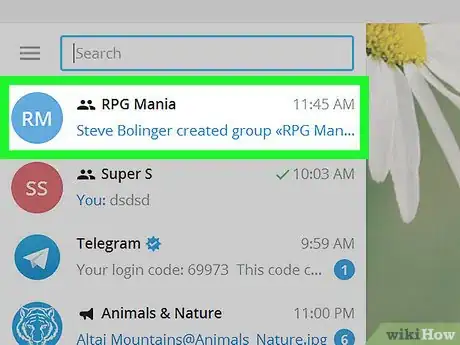 Image titled Convert a Telegram Group to a Supergroup on PC or Mac Step 2