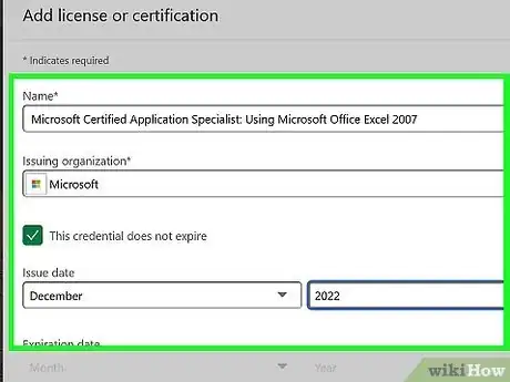 Image titled Add Certificate on LinkedIn Step 14