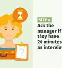 Ask for a Job Interview