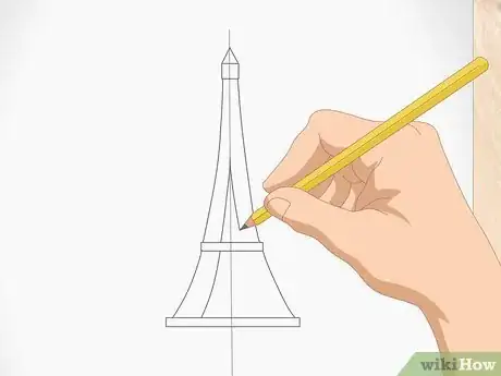 Image titled Draw the Eiffel Tower Step 5