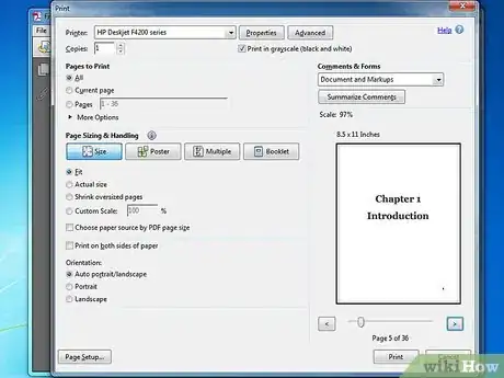 Image titled Print a Booklet Using Adobe Reader Step 3