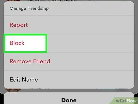 Image titled Does Blocking Someone on Snapchat Delete Messages Step 7