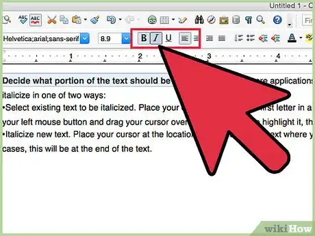 Image titled Italicize Step 2