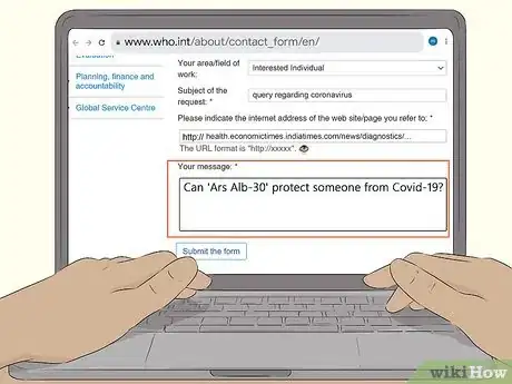 Image titled Contact the World Health Organization (WHO) Step 10