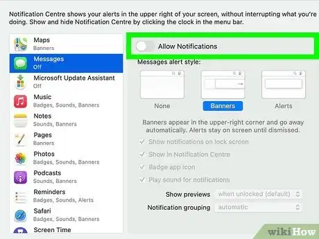 Image titled Turn Off Messages on Mac Step 10
