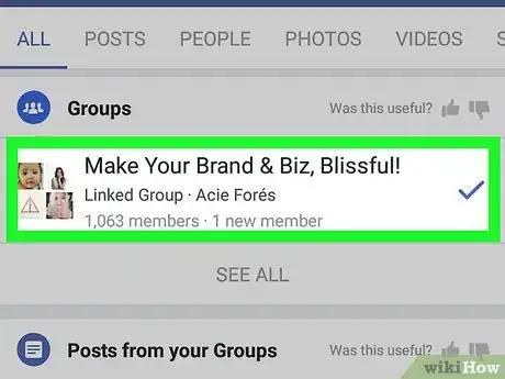 Image titled Block a Facebook Group on Android Step 8