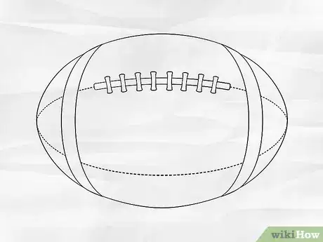 Image titled Draw a Football Step 5