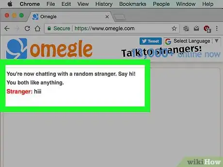 Image titled Have an Actual Conversation on Omegle Step 4