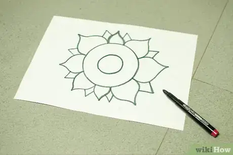 Image titled Make Rangoli with Flowers Step 2