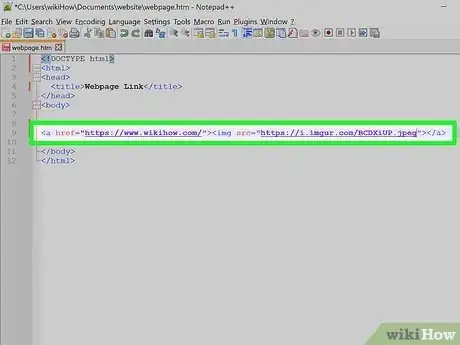 Image titled Create a Link With Simple HTML Programming Step 3