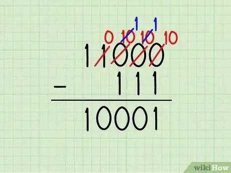 Image titled Subtract Binary Numbers Step 7