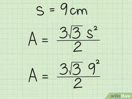 Image titled Calculate the Area of a Hexagon Step 3