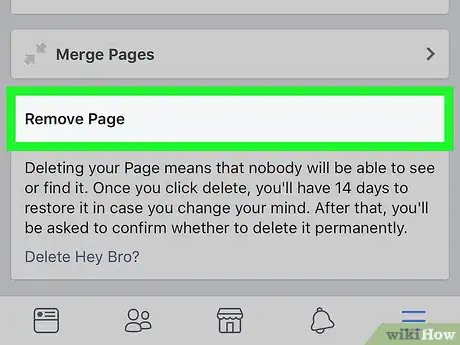Image titled Close a Facebook Business Page Step 18