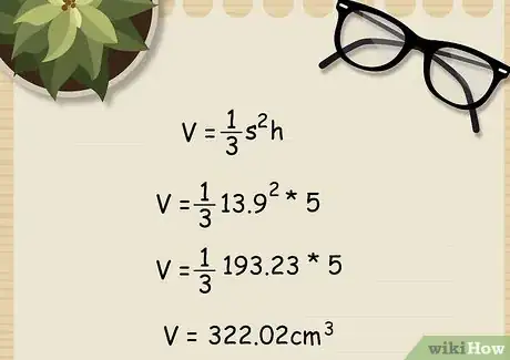 Image titled Calculate the Volume of a Square Pyramid Step 15