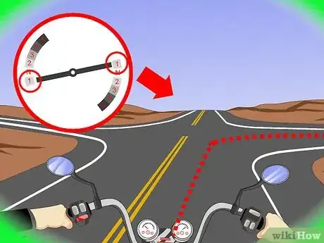 Image titled Turn Right on a Motorcycle Step 3Bullet2