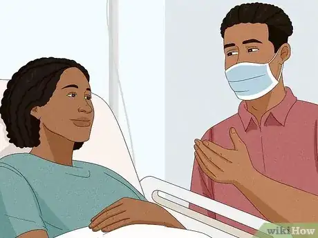 Image titled What to Say when Someone Is in the Hospital Step 4