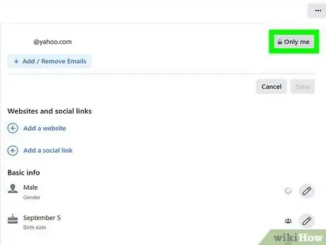 Image titled Hide Your E Mail on Your Facebook Profile Step 6