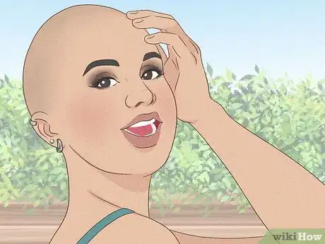 Image titled Be a Bald and Beautiful Woman Step 1