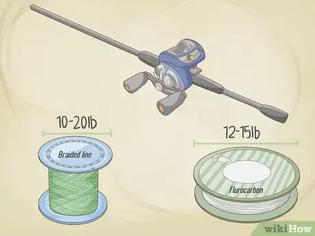 Image titled Set up a Fishing Pole for Bass Fishing Step 4