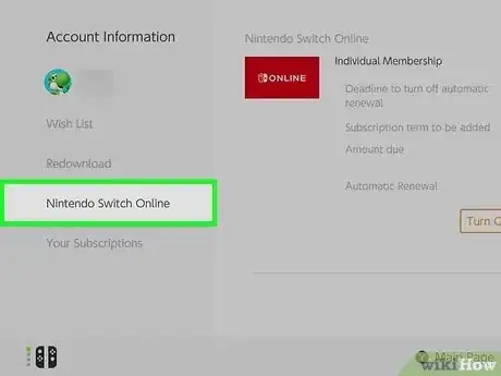 Image titled Cancel Nintendo Online Step 5