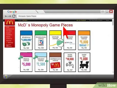 Image titled Increase Your Chances at McDonald's Monopoly Game Step 2