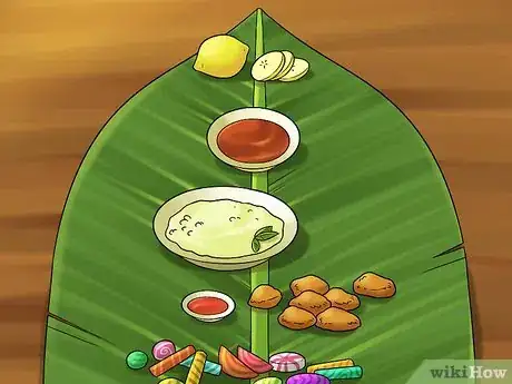 Image titled Eat Food on a Banana Leaf Step 11