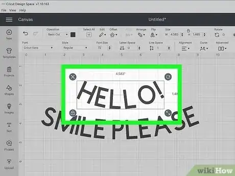 Image titled Curve Text in Cricut Step 6