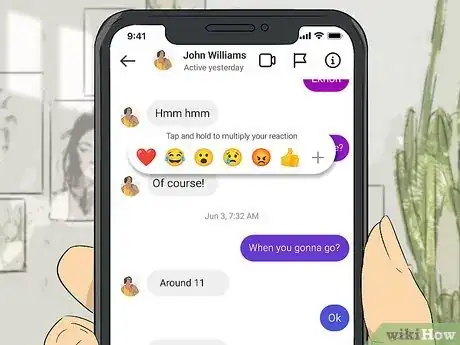 Image titled React to Messages on Instagram Step 6