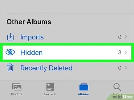 Image titled Find Hidden Photos on an iPhone Step 3