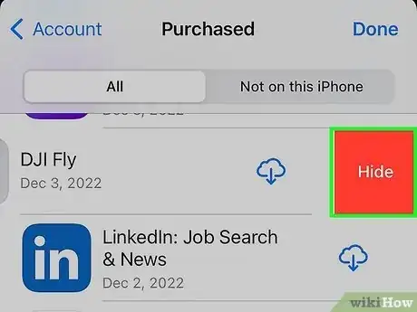 Image titled Delete Purchase History on iPhone Step 5
