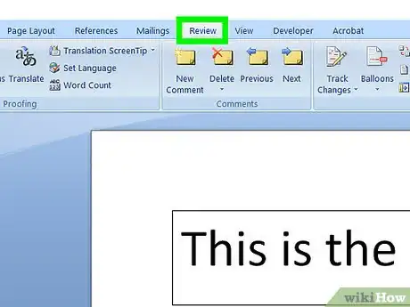 Image titled Add a Comment in Microsoft Word Step 8