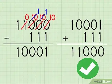 Image titled Subtract Binary Numbers Step 8