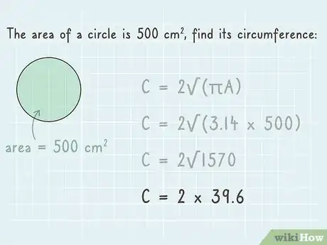 Image titled Find the Circumference of a Circle Using Its Area Step 4