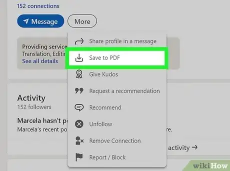Image titled Download a LinkedIn Resume Step 5