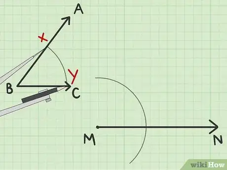 Image titled Construct an Angle Congruent to a Given Angle Step 9