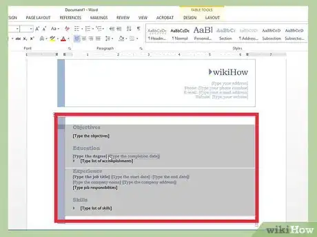 Image titled Create a Resume in Microsoft Word Step 6