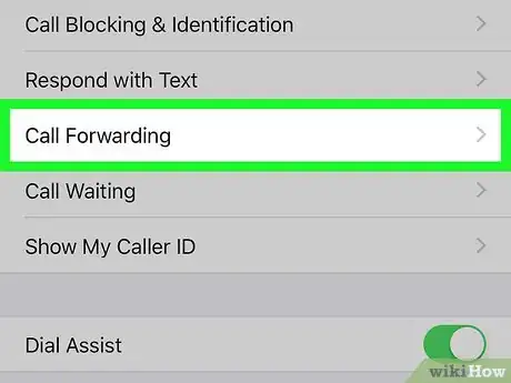 Image titled Unforward Calls on iPhone Step 3