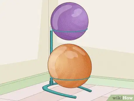 Image titled Store an Exercise Ball Step 7