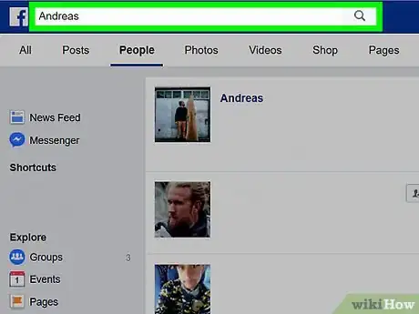 Image titled Find Out Who Has Blocked You on Facebook Step 3