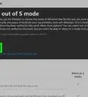 Turn Off S Mode in Windows 10