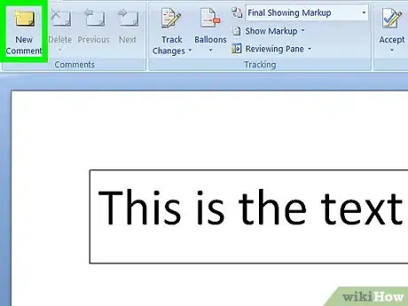 Image titled Add a Comment in Microsoft Word Step 4